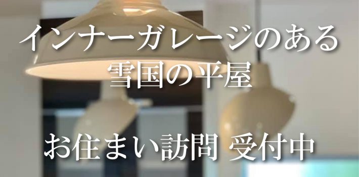 インナーがレジのある雪国の平屋